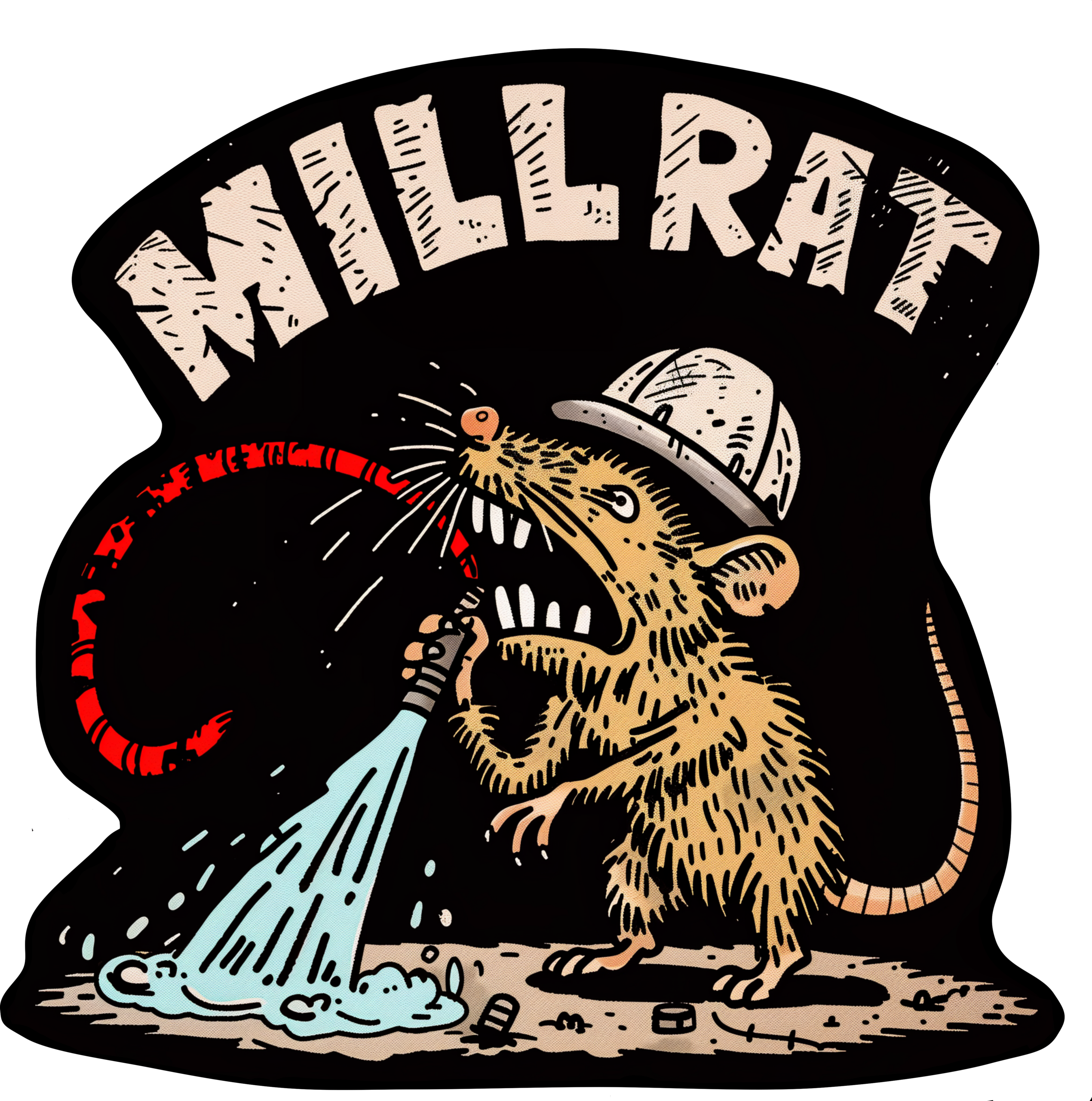 mill rat sticker