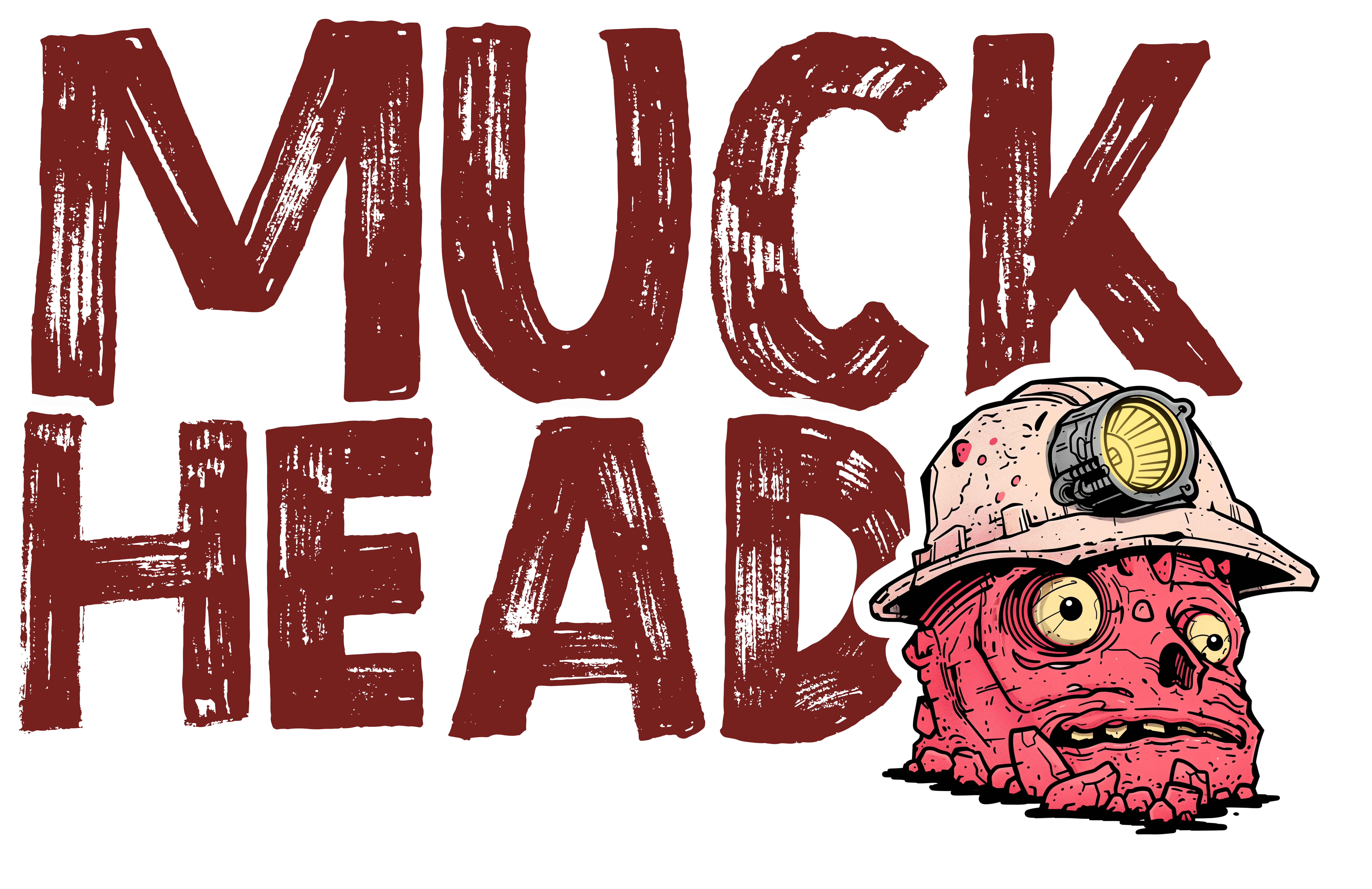 red muckhead sticker graphic